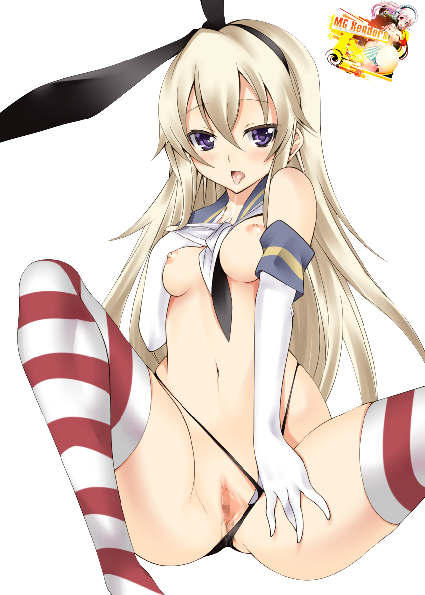 shimakaze nude cosplay collection Kantai